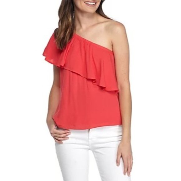 Wayf Coway One Shoulder Top XS NWT Where Are You From - Picture 7 of 7